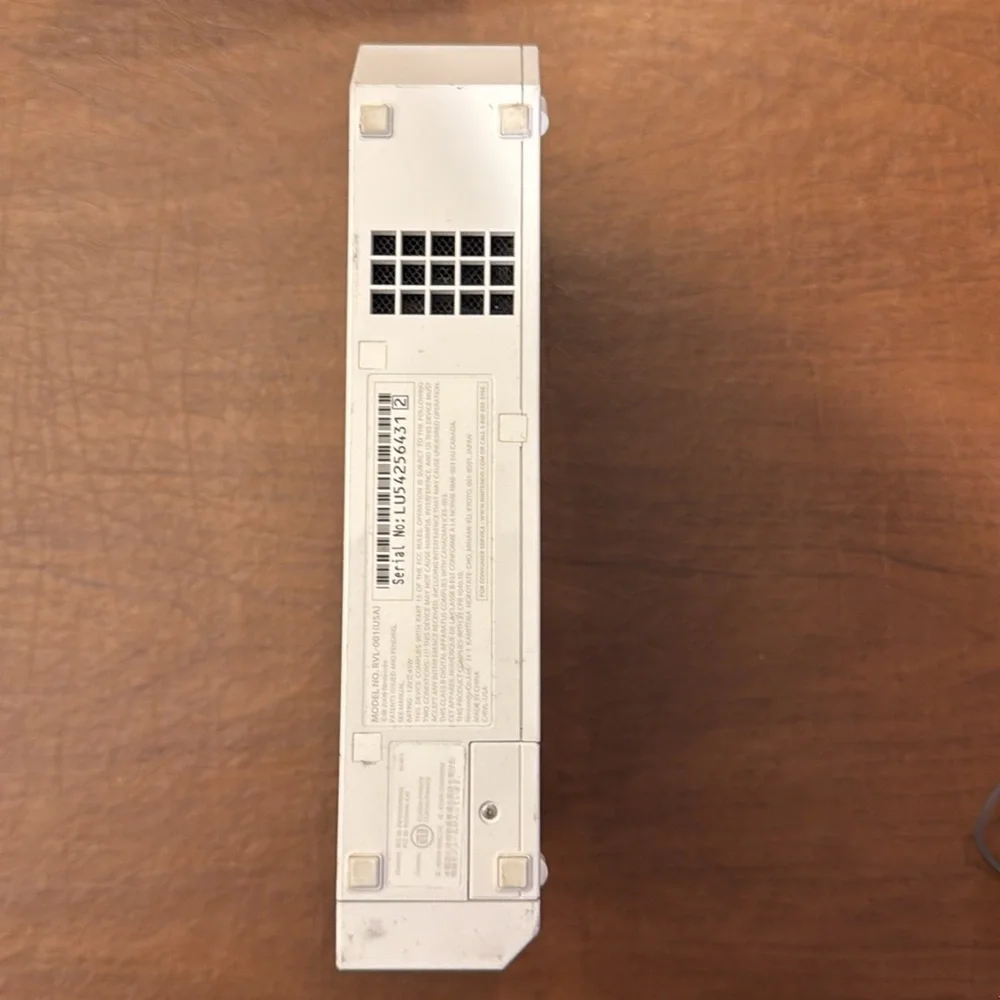 Wii not working game console standing dock power supply motion bar parts repair
